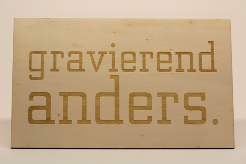 flächige Gravur auf Holz flächige Gravur auf Holz